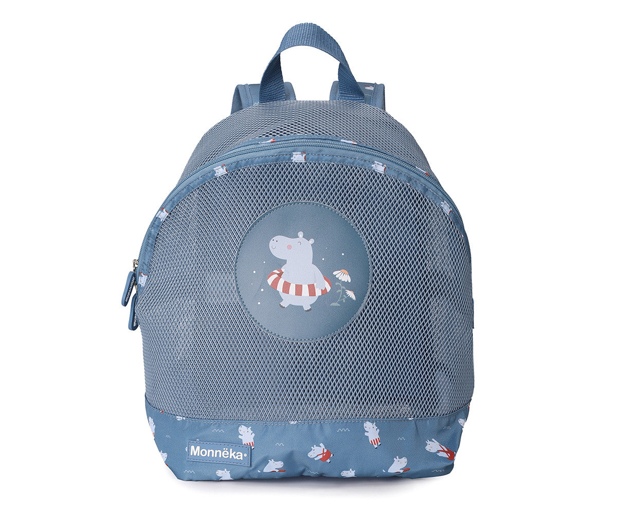 Mochila Infantil Antiarena Hippos - Monnëka