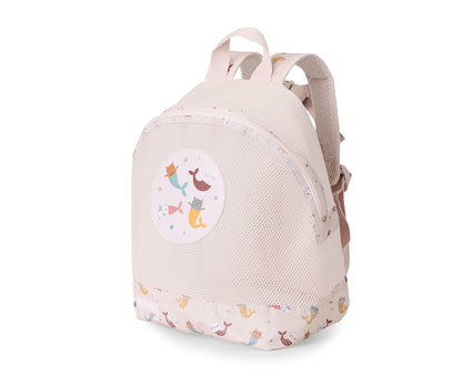 Mochila Infantil Antiarena Mermaid Cats - Monnëka