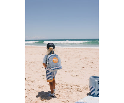 Mochila Infantil Antiarena Stripes Blue & Beyond - Monnëka