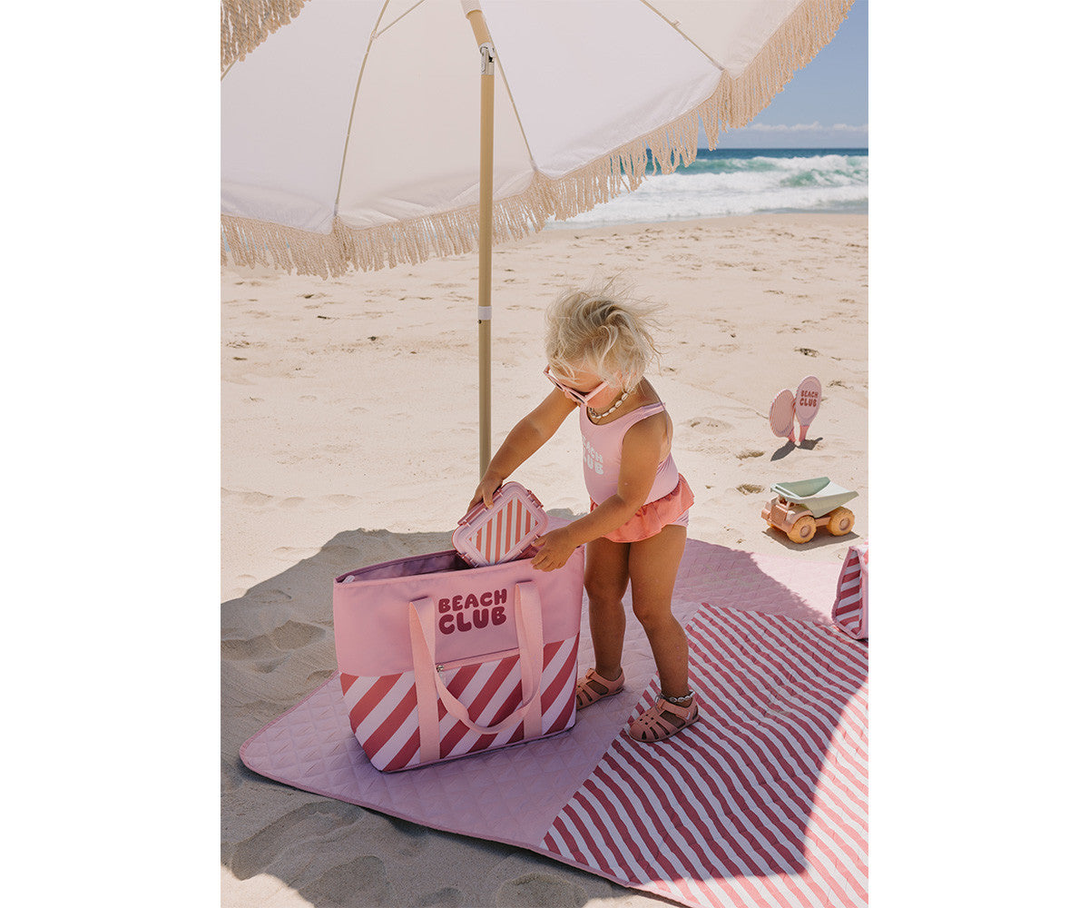 Bolso Nevera Stripes Bloom & Blush - Monnëka