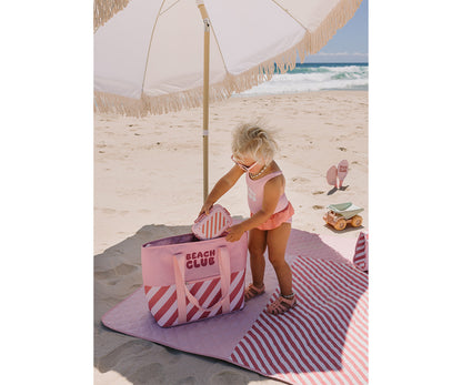 Bolso Nevera Stripes Bloom & Blush - Monnëka