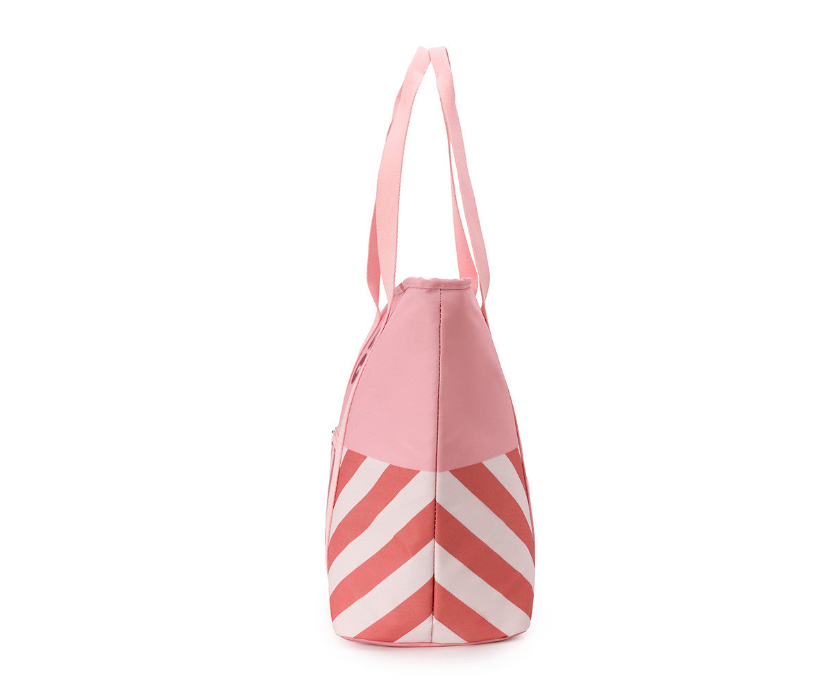 Bolso Nevera Stripes Bloom & Blush - Monnëka