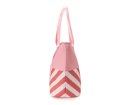 Bolso Nevera Stripes Bloom & Blush - Monnëka