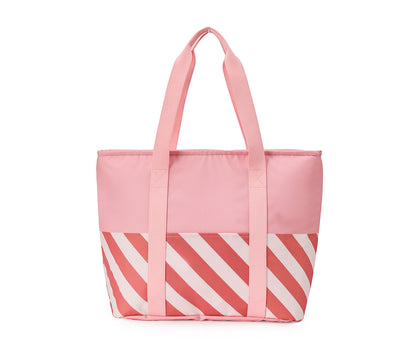 Bolso Nevera Stripes Bloom & Blush - Monnëka