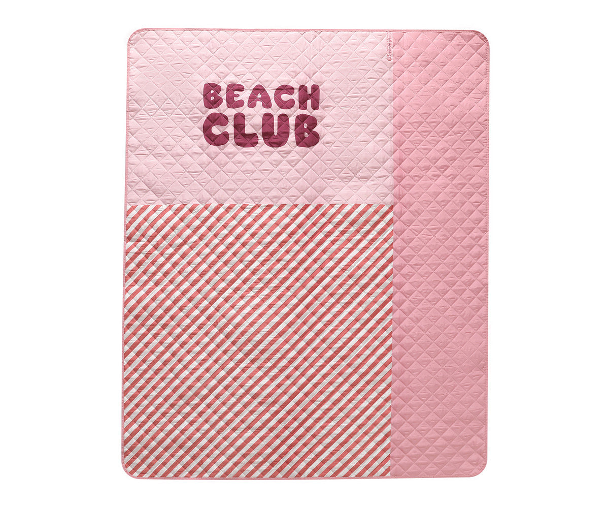Manta Picnic Stripes Bloom & Blush - Monnëka