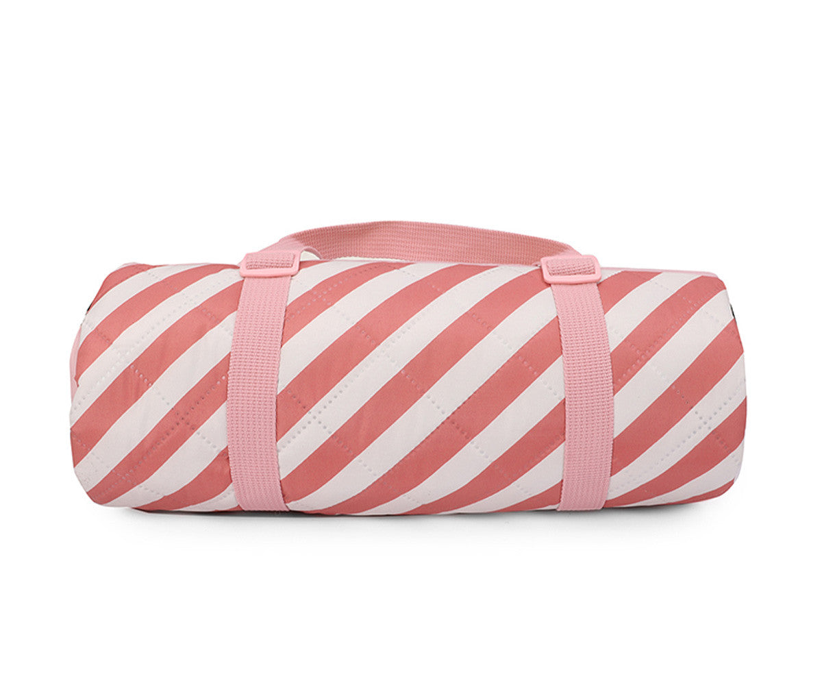 Manta Picnic Stripes Bloom & Blush - Monnëka
