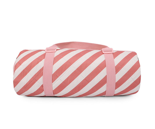 Manta Picnic Stripes Bloom & Blush - Monnëka