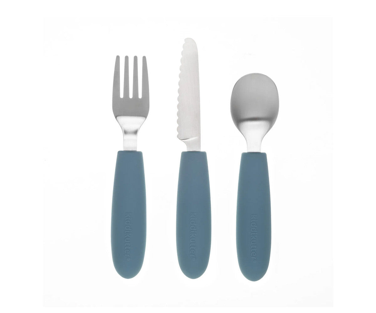 Set de cubiertos Sky Blue - KiddiKutter