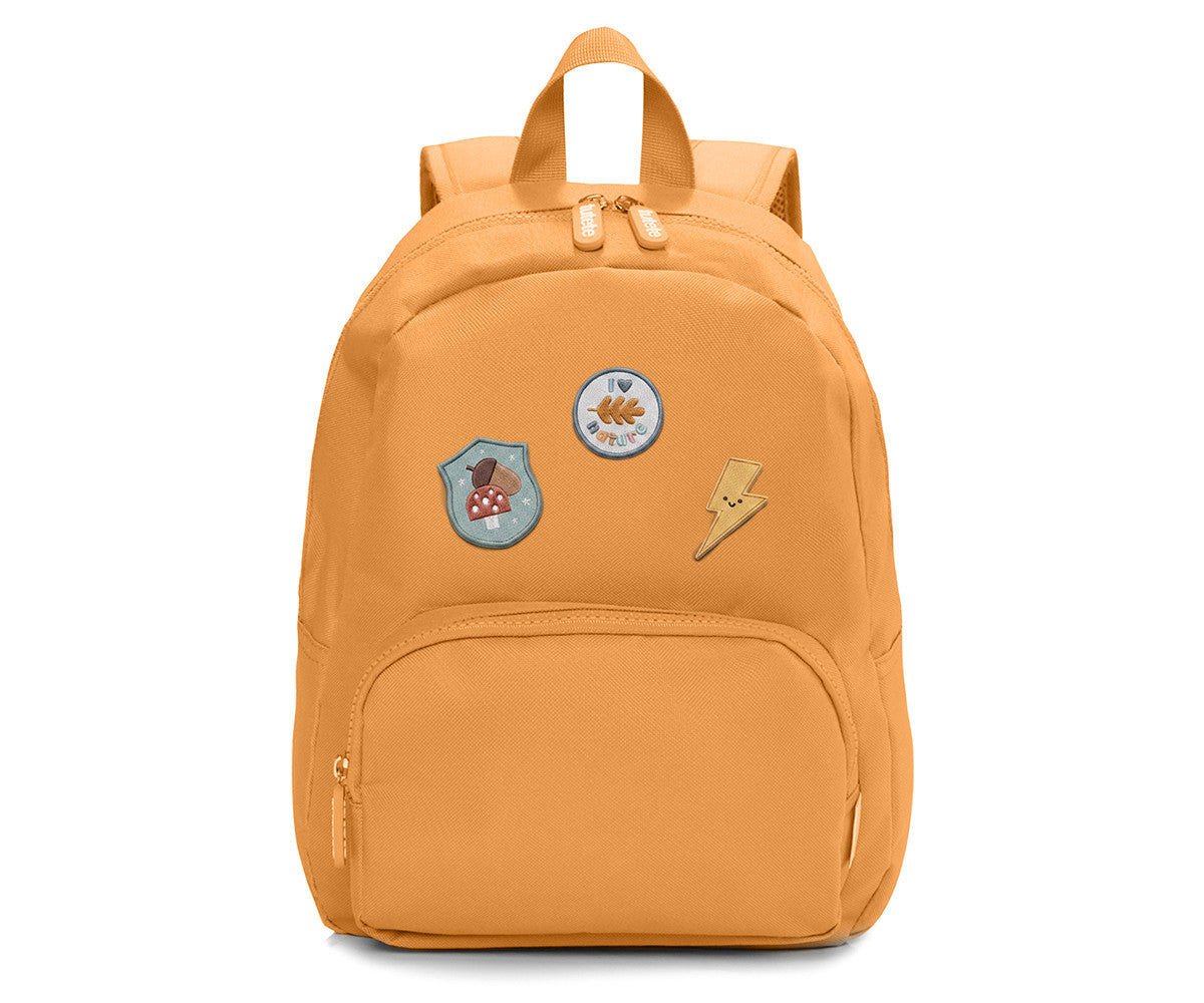 Mochila con 6 parches autoadhesivos, Mustard - Tutete
