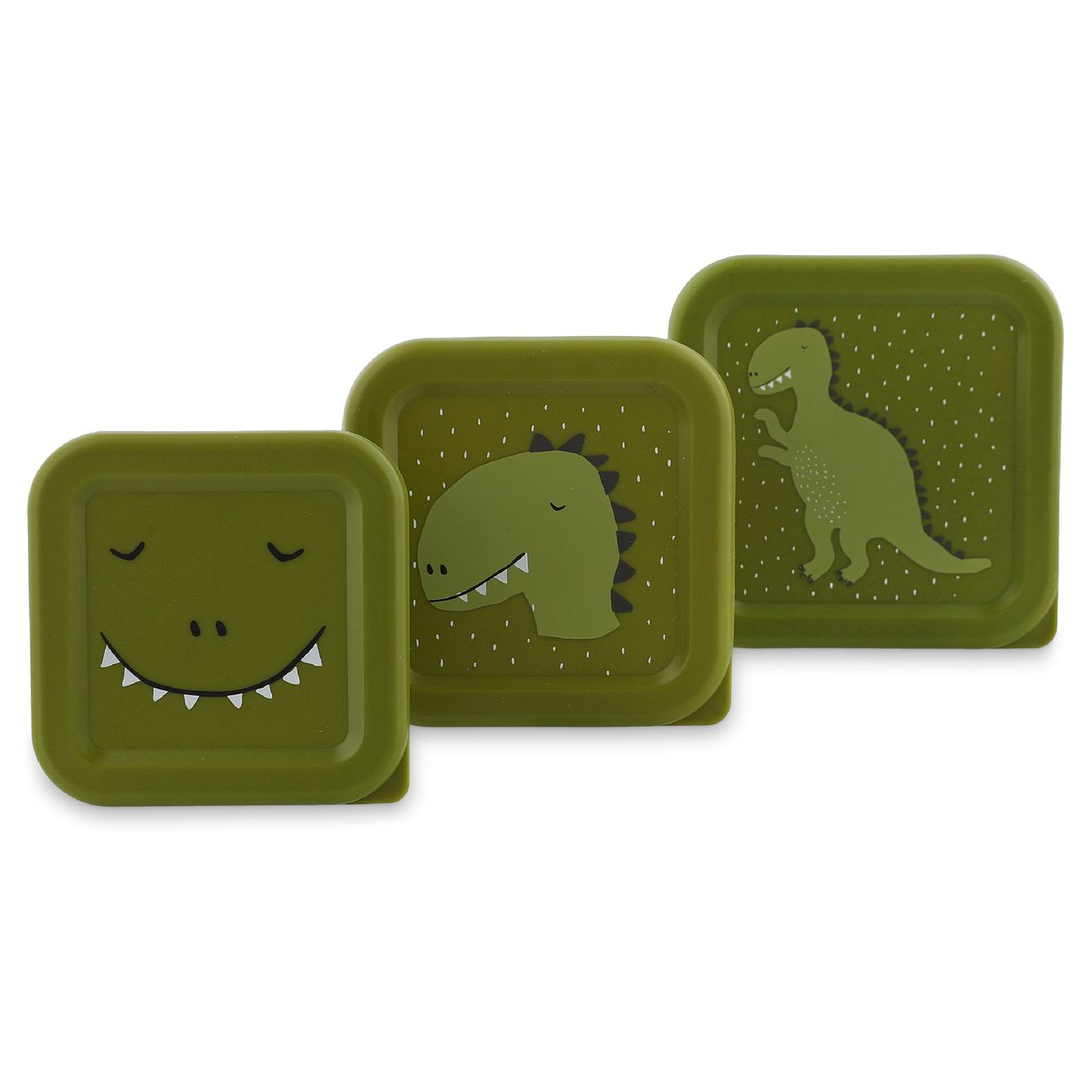 Fiambrera Mr. Dino 3 unidades - Trixie