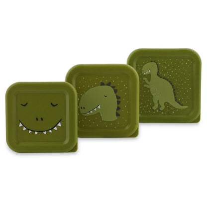 Fiambrera Mr. Dino 3 unidades - Trixie