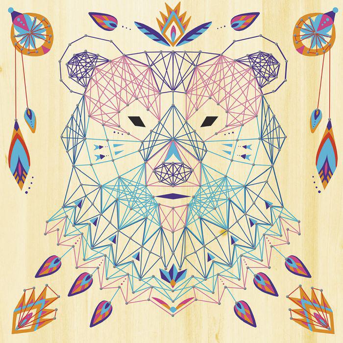 Hilos tensados, Cuadros de Animales - Janod