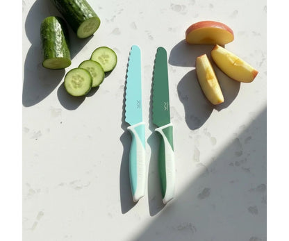 Cuchillo Autonomía Niños Matcha Latte - KiddiKutter