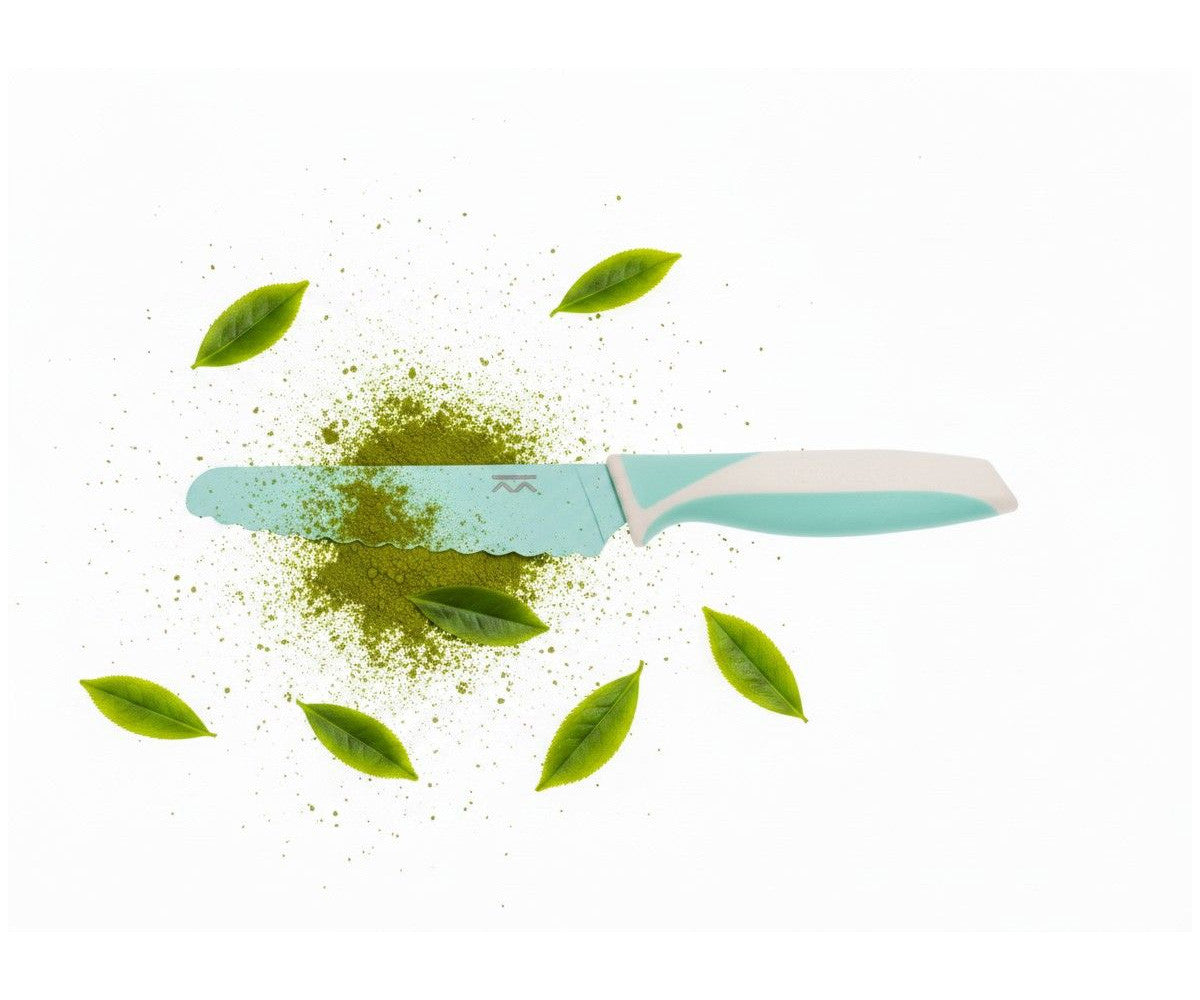 Cuchillo Autonomía Niños Matcha Latte - KiddiKutter