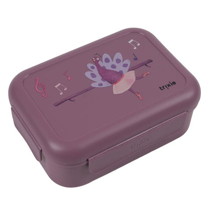 Lunch box con clips, Ballerina Mrs. Peacock - Trixie