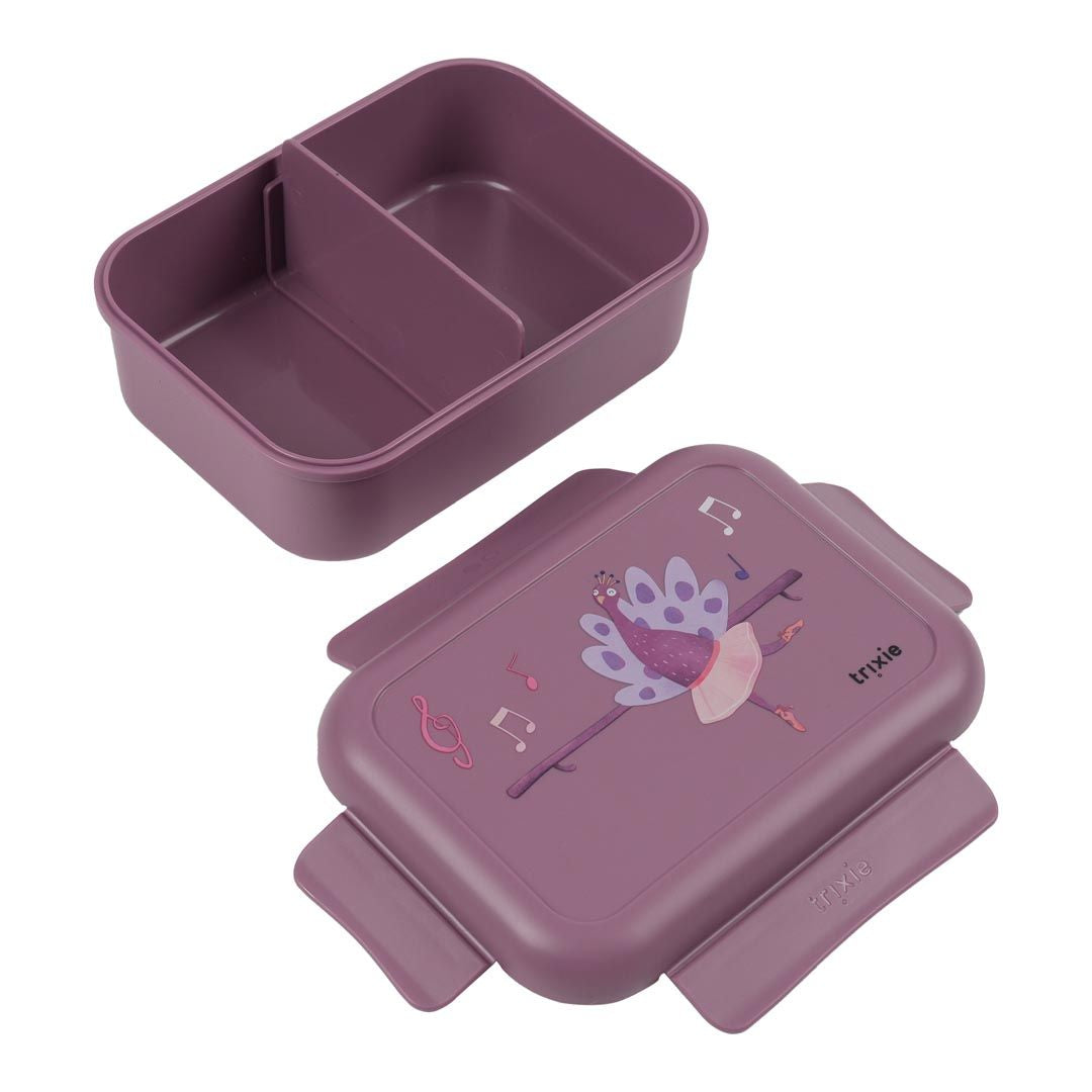 Lunch box con clips, Ballerina Mrs. Peacock - Trixie