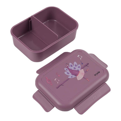 Lunch box con clips, Ballerina Mrs. Peacock - Trixie