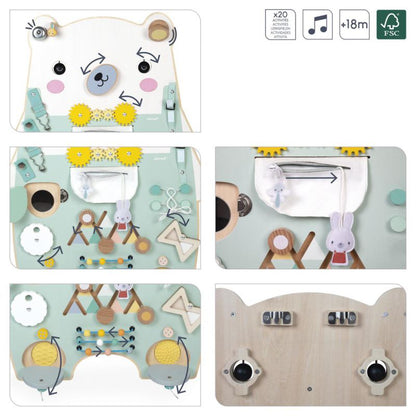 Panel de actividades, Osito - Janod