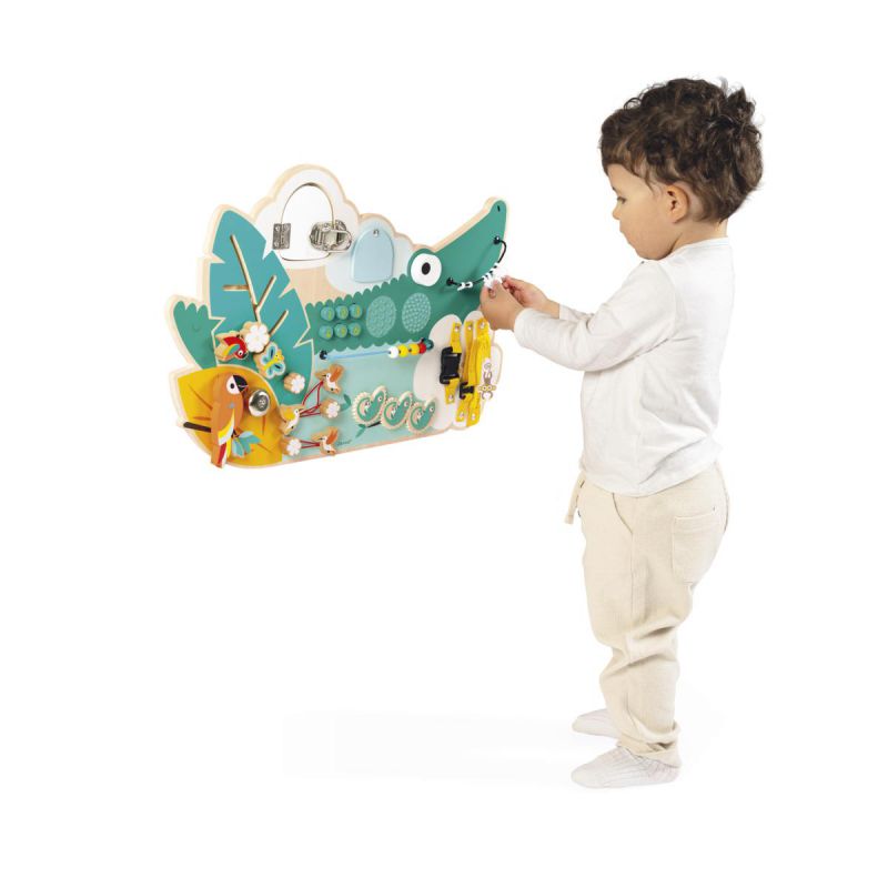 Panel de actividades, Cocodrilo Tropik - Janod