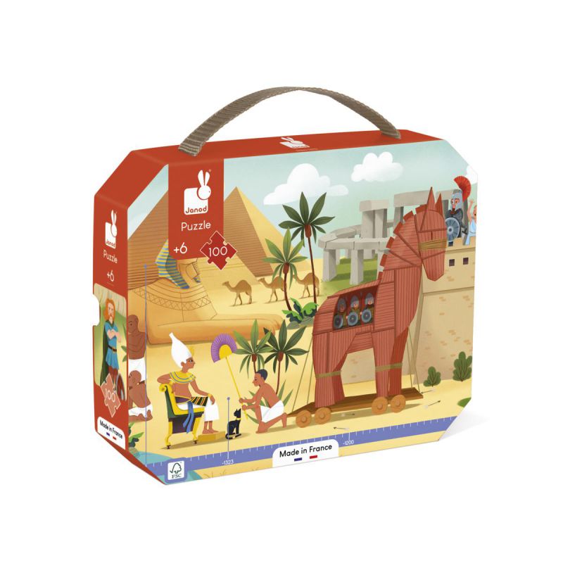 Puzzle Antigüedad y mitología 100 piezas - Janod