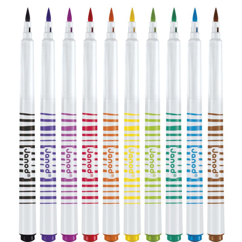 10 Rotuladores Pinceles - Janod