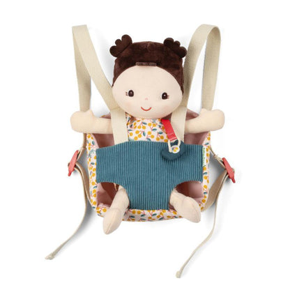 Muñeca con portabebés, Lena - Lilliputiens