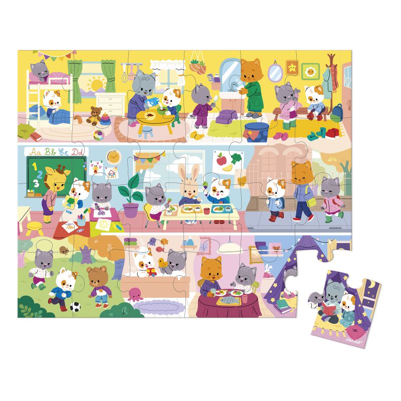 Puzzle Las rutinas 24 piezas - Janod