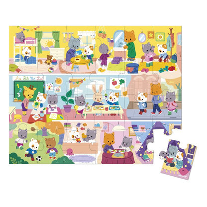 Puzzle Las rutinas 24 piezas - Janod