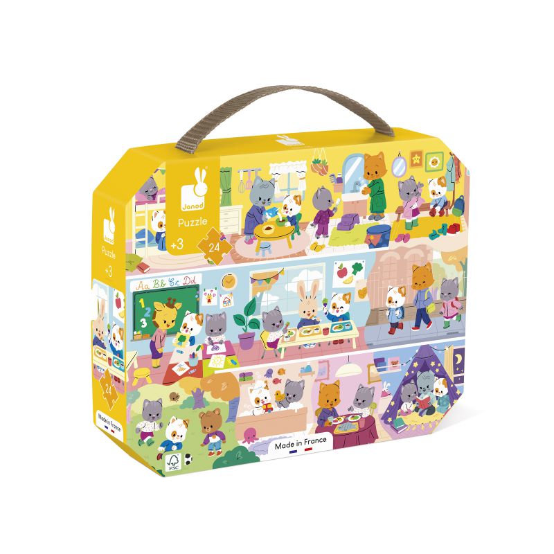 Puzzle Las rutinas 24 piezas - Janod