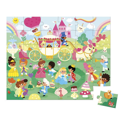 Puzzle Las princesas 36 piezas - Janod