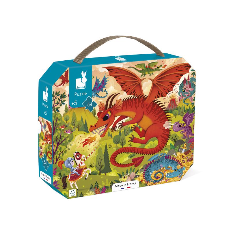 Puzzle Reino de Dragones 54 piezas - Janod
