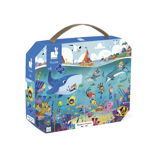 Puzzle Los fondos marinos 100 piezas - Janod