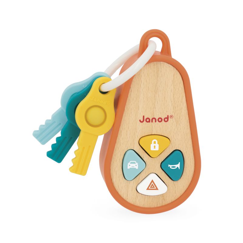 Sonajero con sonidos, Llavero - Janod