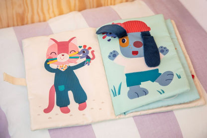 Libro de texturas de Nina - Lilliputiens