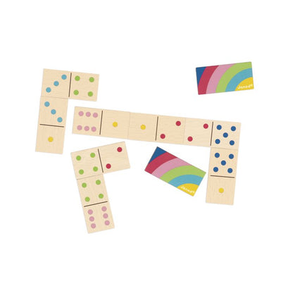 Dominó de madera, Rainbow - Janod