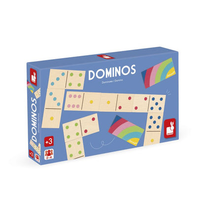 Dominó de madera, Rainbow - Janod
