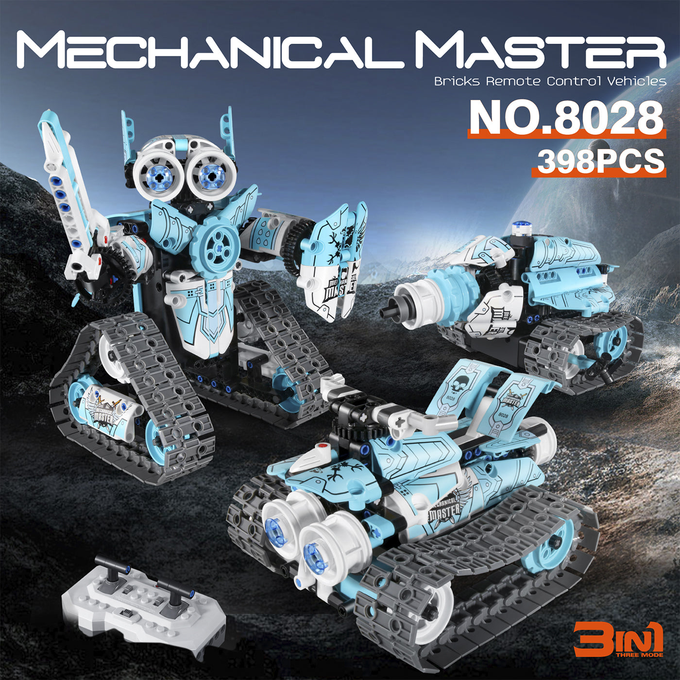 Robot inteligente 3 en 1 - 353 pzas - IMMaster