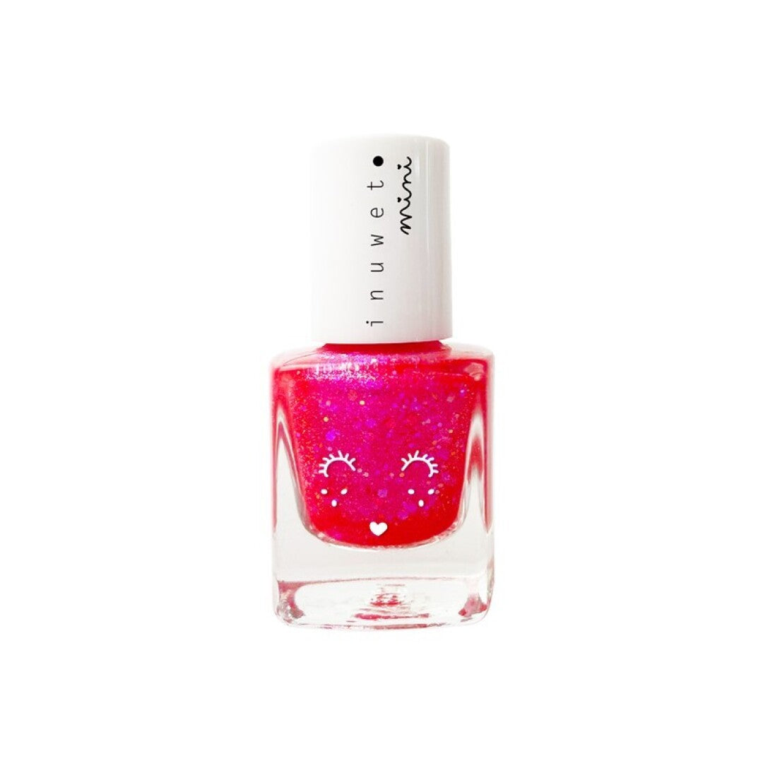 Esmalte de uñas a base de agua, Fucsia (olor Fresa) - Inuwet