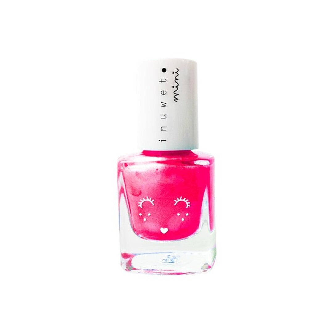 Esmalte de uñas a base de agua, Fucsia Neón (olor chicle) - Inuwet