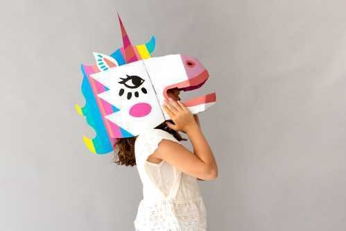 Mascara OMY 3D Unicornio