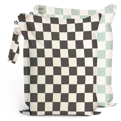 Bolsas impermeables pack 2, negro y menta - Tiny Twinkle
