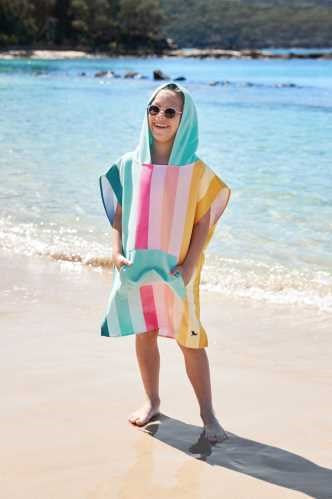 Poncho Rainbow Candy - Dock & Bay