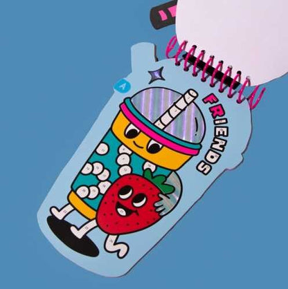 Libreta de pegatinas, Bubble Tea - Omy