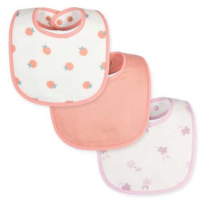 Pack 3 baberos redondos, Fresas - Tiny Twinkle