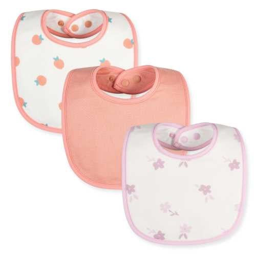 Pack 3 baberos redondos, Fresas - Tiny Twinkle