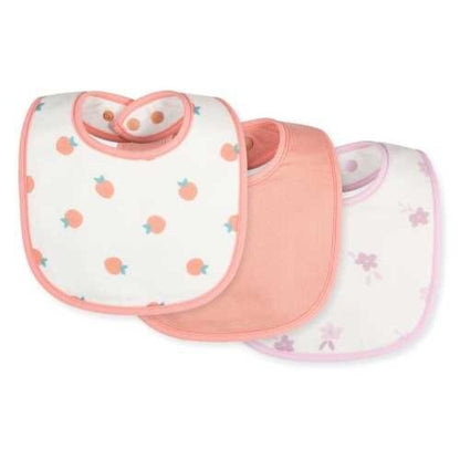 Pack 3 baberos redondos, Fresas - Tiny Twinkle