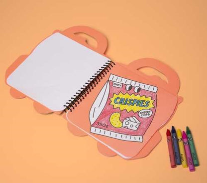 Libro con pinturas y pegatinas, Yummy - Omy