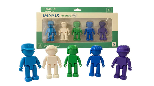 Imanix Friends colores fríos 5 pzas - Braintoys