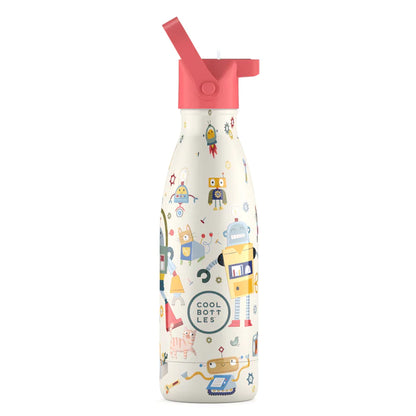 Botella de agua Messy Robots 350ml - Cool Bottles