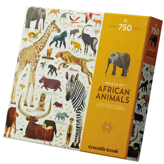 Boxed World of African Animals 750 pc